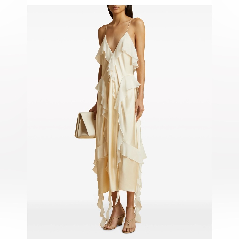 KHAITE NWT sold out Pim Dress in Ecru